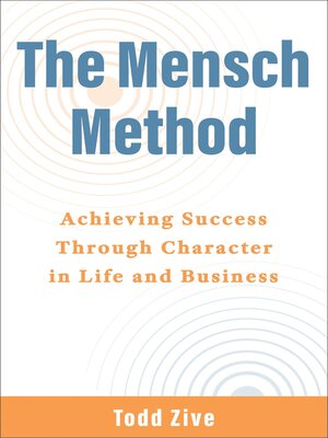 cover image of The Mensch Method